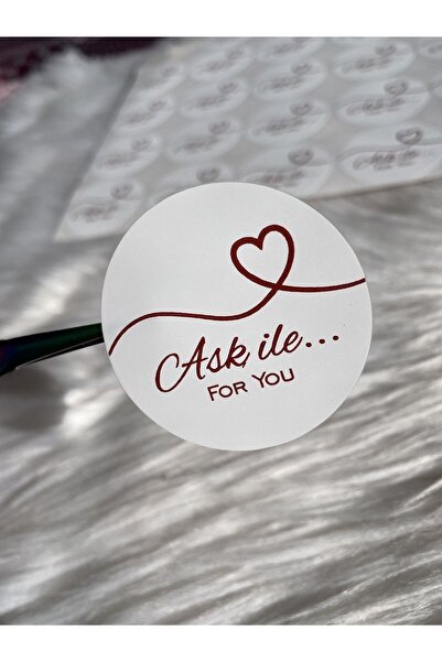 eylülün etiket fabrikası Autocolant Opac Tematic Dragoste - 50 Bucuri - 5 Cm.