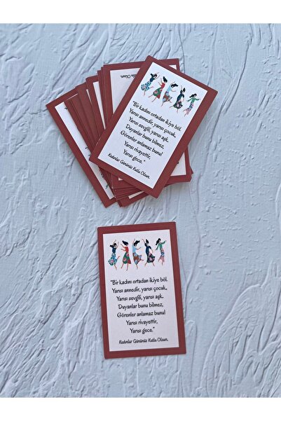 eylülün etiket fabrikası Kadınlar Gününüz Kutlu Olsun Not - Teşekkür - Tebrik...