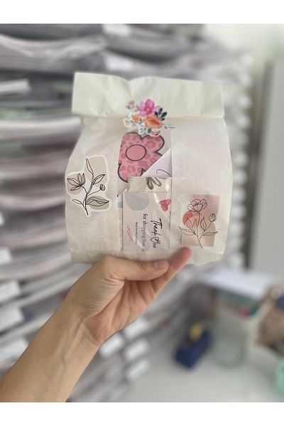 eylülün etiket fabrikası White Window Package 15-33 Cm. Sizes - 10 Pieces