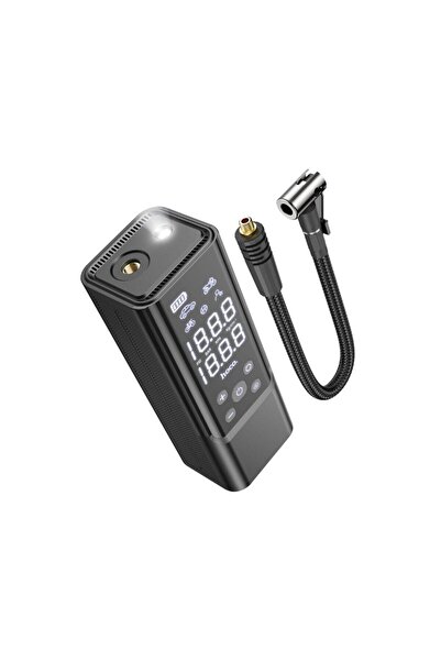 m.tk moveteck Q7 Kablosuz Lastik Şişirme Pompası Akıllı Dijital Kompresörü 15...