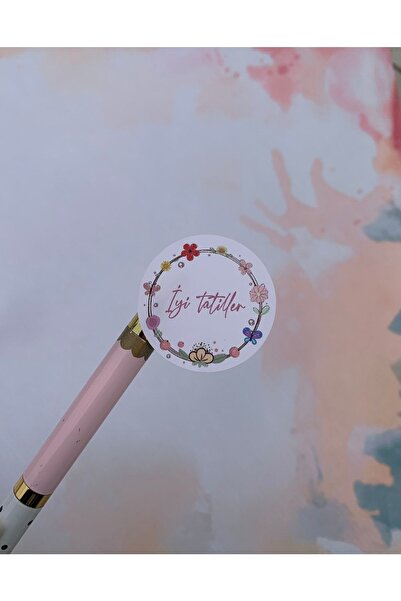 eylülün etiket fabrikası Autocolant Opac Tematic Vacanțe Bune 4 Cm. - 30 de b...