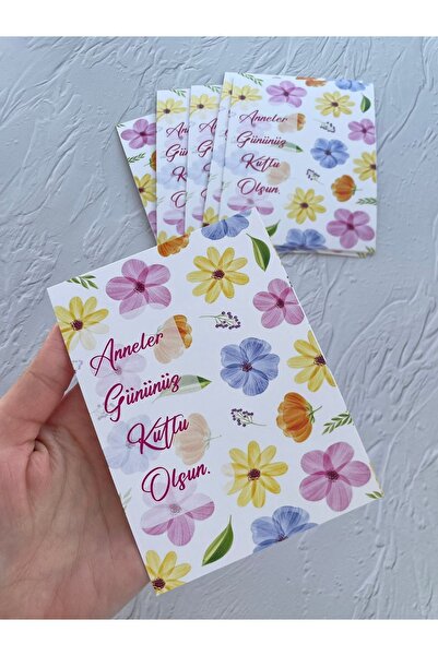 eylülün etiket fabrikası Anneler Gününüz Kutlu Olsun Temalı Çok Amaçlı Kart (...