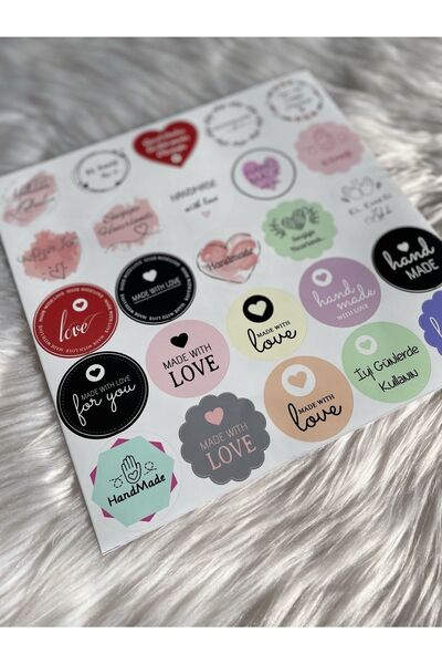 eylülün etiket fabrikası Set de autocolante opace realizate manual - (2 SET /...