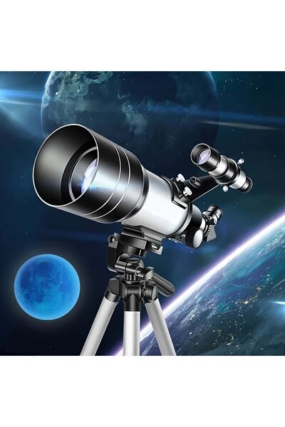 HyMark Astronomik 150X Teleskop 70/300mm Mercek Gece Görüş Uzay Doğa Gözlem E...