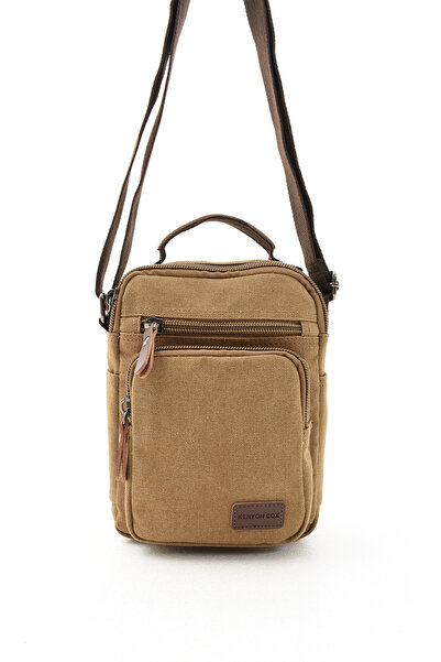 By Hakan eba-6250 Beige Shoulder Bag - Canvas Strap Messenger Bag