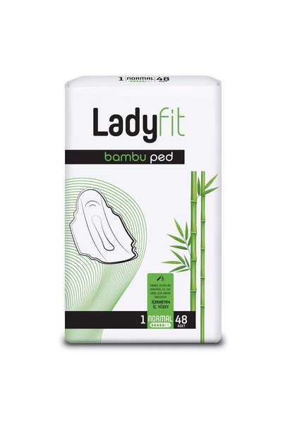 Lady Fit Ladyfit Bamboo Pad Mega Normal 48 Pads