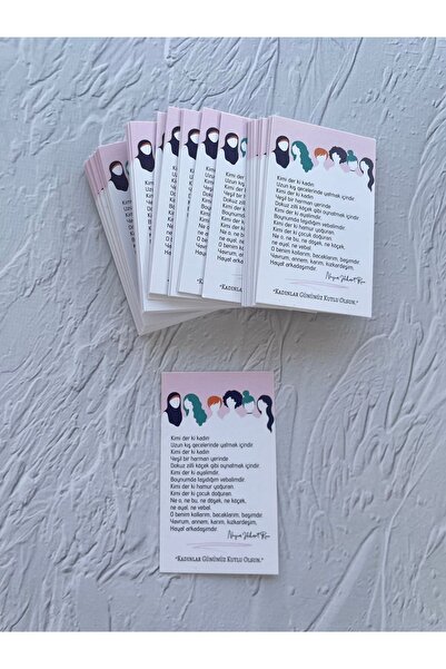 eylülün etiket fabrikası Kadınlar Gününüz Kutlu Olsun Şiir Temalı Not - Teşek...