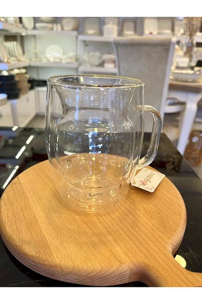 MİEN Mien 450 Ml Double Leather Mug - Mien-237