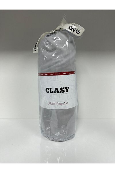 Clasy Σετ σεντόνια μονό ελαστικό Ranforce Grey