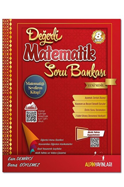 Tonguç Yayınları 8. Sınıf Değerli Matematik Soru Bankası