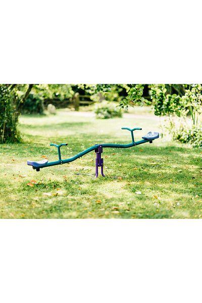 PLUM Rotating See Saw - Purple/Teal