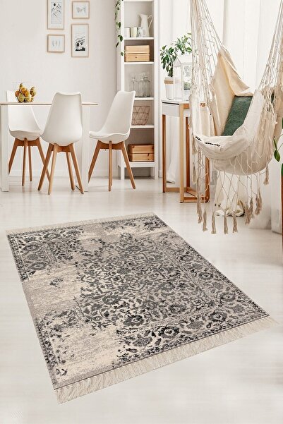 on the clouds Osmanlı Motifler Desenli Etnik Dijital Baskı Yıkanabilir Kaymaz...