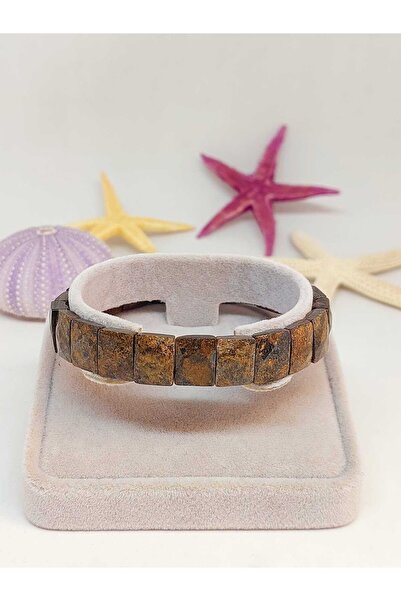 Yasamtohumu Unisex narukvica od bronzita Sa kamenčićima - 46086