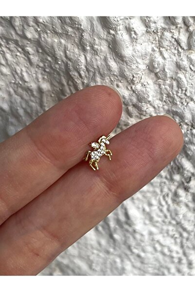 denizden silver Tekli Unicorn Gümüş Küpe - 1 Adet