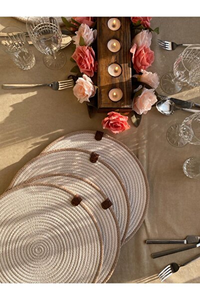 Gegocci Krem Rengi 2'lı Supla Takımı  | Amerikan Servisi | Sofra Sunum