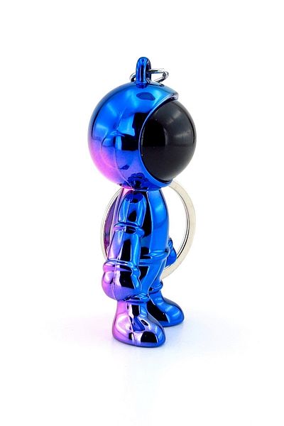 Solfera NASA Bright Iridescent Rotating Color PVC Keychain - KC127