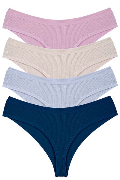 Humaone Πακέτο 5 - 100% Corduroy Special Waist Thong εσώρουχα