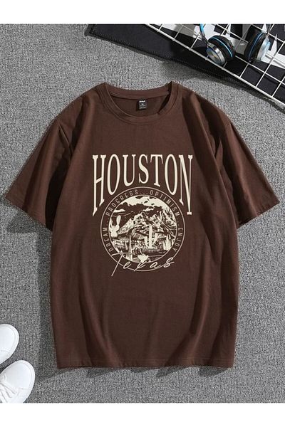 Vordevia Λεπτομερές μπλουζάκι Houston Print