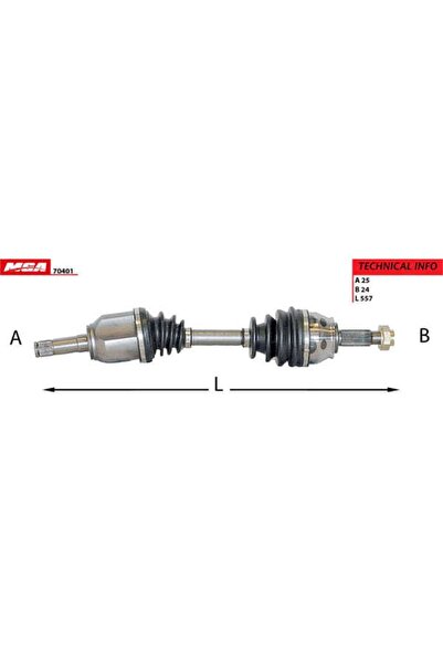 MGA 70401 Aks Sol Palio Albea 06- Linea 07- 1.3 Mjtd Komple Iç Kafası Üzerınde