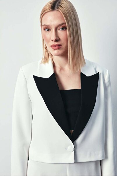 Sateen KONTRAST KISA CEKET