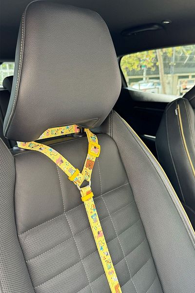 JesPawty Yellow Dog Standard Hooked Cat Car Travel Collar