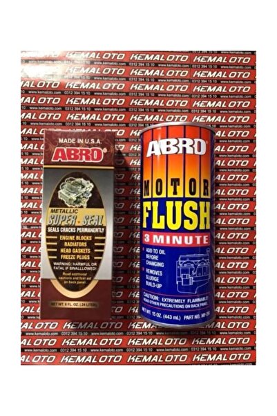 Abro Motor Blok Tıkayıcı Yağ'ya Su Karıştırma Set ORJİNAL