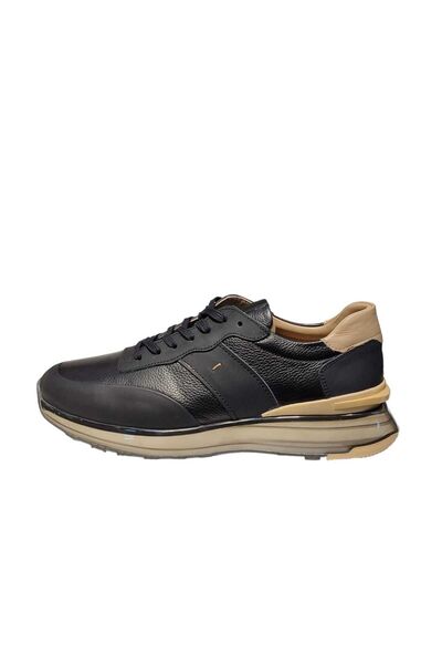 Voyager 6606 HAKİKİ DERİ SPOR/GÜNLÜK CASUAL AYAKKABI SNEAKER TOPUK LAZER KESİM