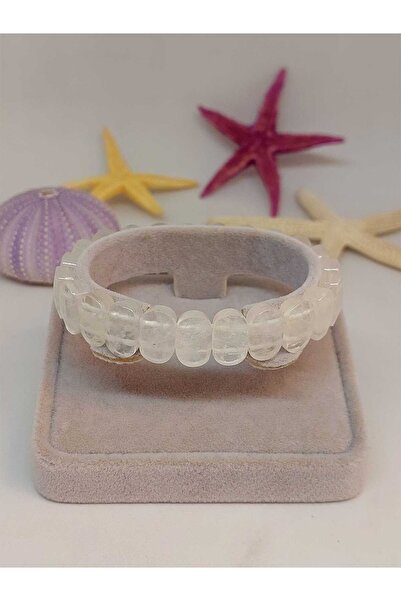 Yasamtohumu Унісекс браслет з овальним вирізом з кришталевого кварцу - 46070