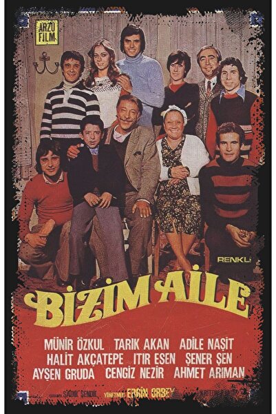 hediyeniburadabul Yeşilçam Temalı Retro Ahşap Poster