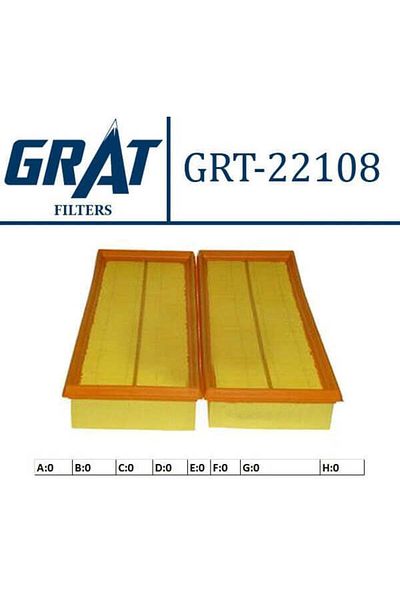 GRAT 22108 Air Filter Mercedes W211 W204 W220 02-