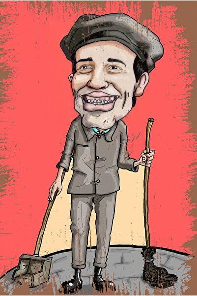 hediyeniburadabul Ρετρό ξύλινη αφίσα με θέμα το Yeşilçam