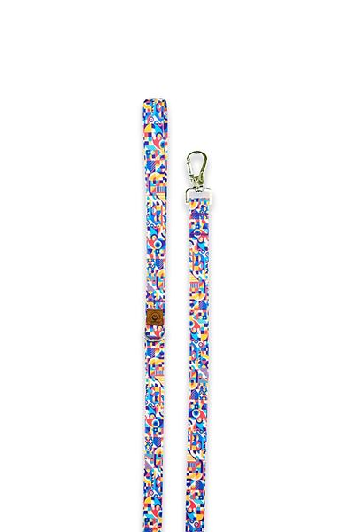 JesPawty Colorful Patterned Travel Collar Extra Safety Lockable System