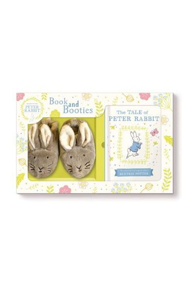 Penguin Books Tale Of Peter Rabbit Book And First Booties Gift Set