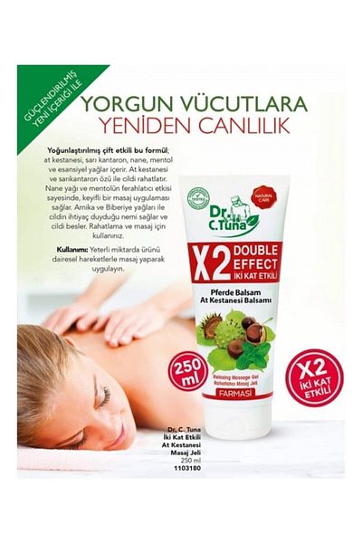 Farmasi Dr C. Tuna - Pferde Balm Chestnut Balm 250mlx3 Pieces