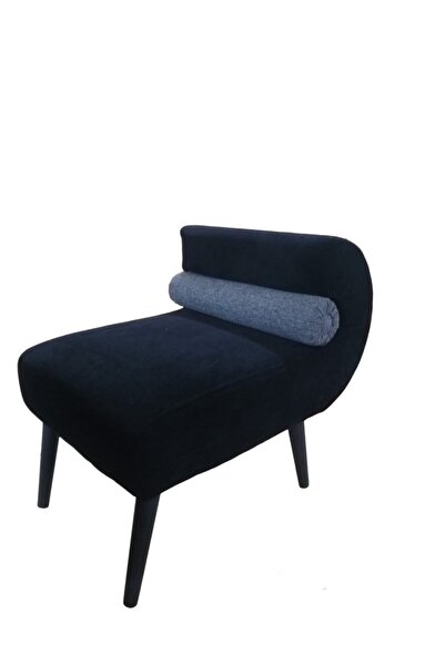 Kargolagelsin Zevahir Balinli Puf Koltuk Siyah