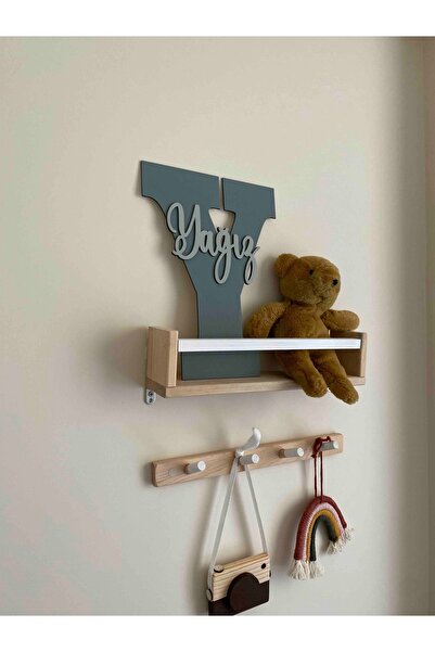 woodengifts ÇOCUK VE BEBEK ODASI HARF ÜZERİ İSİMLİ KAPI VE DUVAR KAPI SÜSÜ PANO İSİMLİK