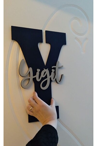 woodengifts ÇOCUK VE BEBEK ODASI HARF ÜZERİ İSİMLİ KAPI VE DUVAR KAPI SÜSÜ PANO İSİMLİK