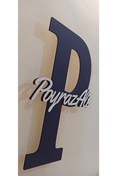 woodengifts ÇOCUK VE BEBEK ODASI HARF ÜZERİ İSİMLİ KAPI VE DUVAR KAPI SÜSÜ PANO İSİMLİK