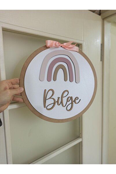 woodengifts ÇOCUK VE BEBEK ODASI HARF ÜZERİ İSİMLİ KAPI VE DUVAR KAPI SÜSÜ PANO İSİMLİK