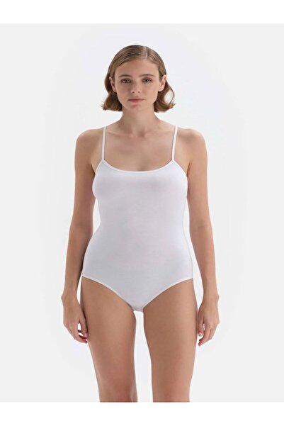 Dagi Strappy Combed Cotton Women's Bodysuit