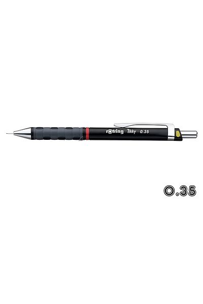Rotring Black Rotring Tikký Versatil Pen - 0.35