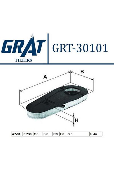 GRAT 30101 Air Filter Bmw 5 10- Bmw 7 09- 520d 530d 730d 740d