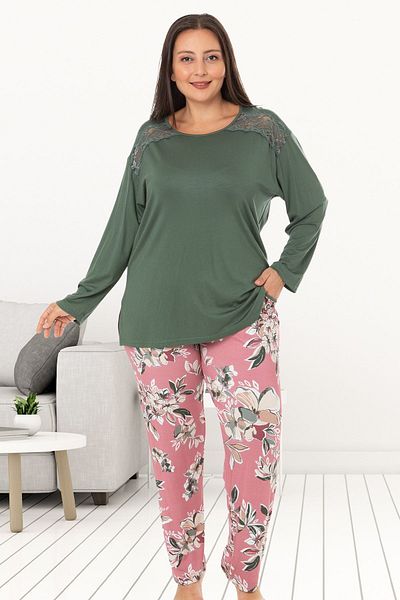 Bella Linda Women's Plus Size Pajama Set