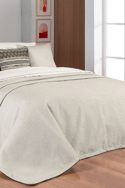 Sarev Ezra Double Duvet Cover and Bedspread Set - 100% Cotton