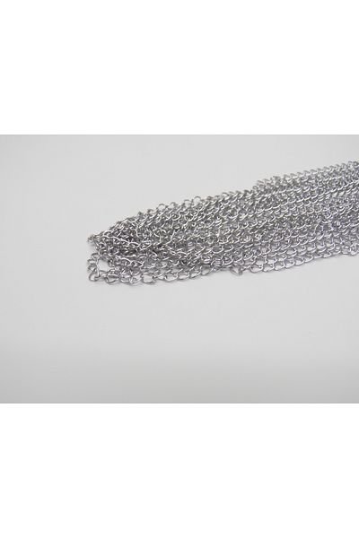 Yüksel Boncuk 5 Meters Silver Colored Extension Chain