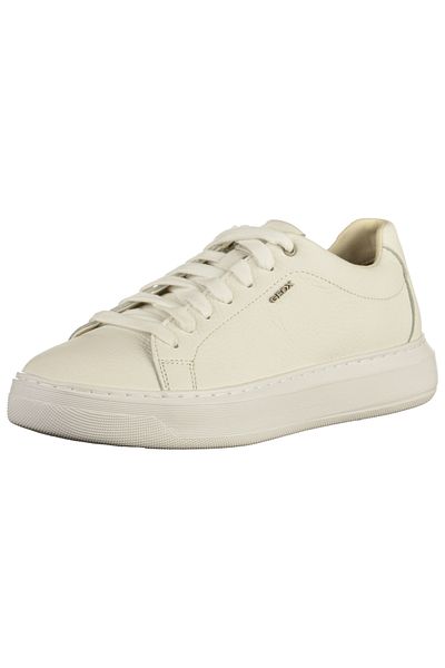 Geox Geox White Trainers Mens Shoes