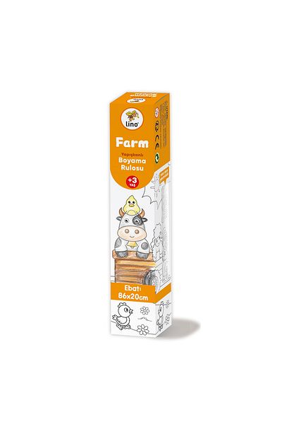 Lino Lino Adhesive Painting Roller - Farm 86x20 cm