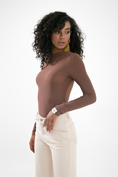 muub's Money - Μακρυμάνικο ολόσωμο με ανοιχτή πλάτη με βαθύ κορμάκι