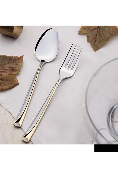 Nehir Festa Gold 89 - Cutlery Set