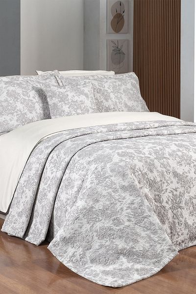 Sarev Rowena Double Decorative Bedspread Set - Gift Throw Pillow